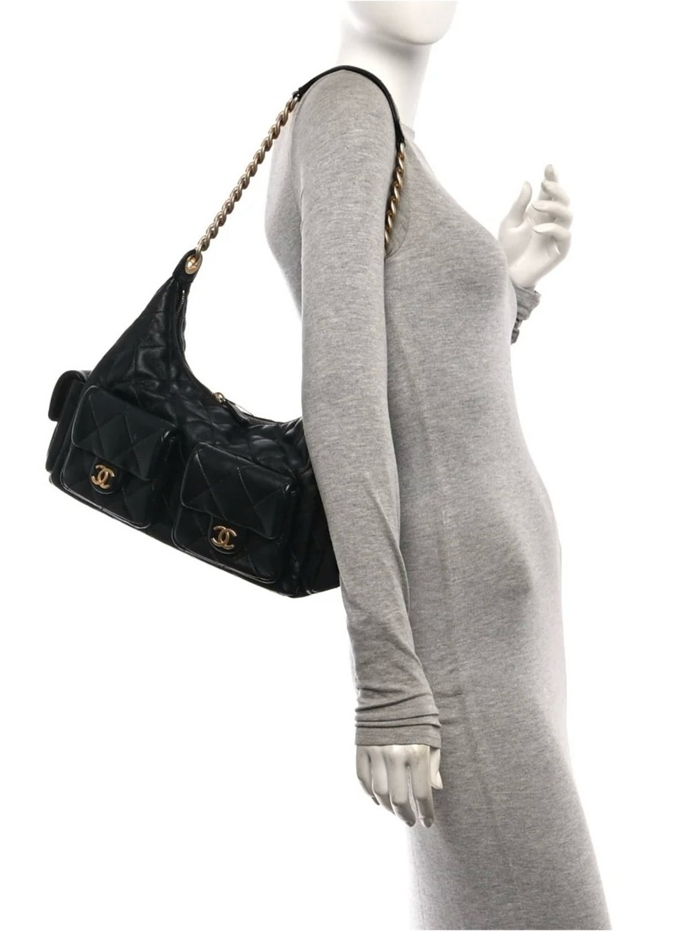 Chanel 25c Hobo Leather Bag